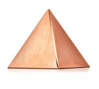 Lineshading Pyramide en cuivre massif violet doré en forme de Gizeh pour la méditation 3,2 cm Pyramide de méditation pour équilibrer les chakras Reiki, guérison du corps, recharge d'énergie positive