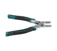 Linesman Pince coupante en acier au chrome vanadium de 22,9 cm pour dénuder, sertir, torsion, poignée ergonomique antidérapante pour électricien et réparation à domicile (C)