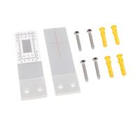 Linestorm Corner Tell-Tale Crack pour mesure de largeur de fissure murale - Jauge en plastique avec grille XY ± 1 mm, ± 20 mm horizontale /