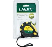LINEX 100411025 Mètre enrouleur LINEX 5 m échelle en cm et en pouces plus flexible