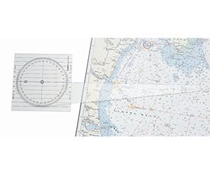 Linex 100413017 nautischer Traceur, cours Règle la Navigation sur cartes de navigation