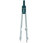 Linex 72 compas scolaires de base, dimensions de la branche 138 mm, une branche avec articulation, mine de rechange, en métal, argenté