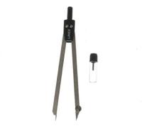 Linex Compas D'?Cole En M?Tal 14 Cm Avec Mines De Rechange Gris Argent?, Compas, Argent, Vert