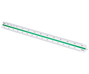Linex Échelle triangulaire 314-30 cm - Différentes échelles - Blanc