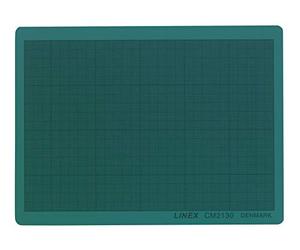 Linex Lot de 20 tapis de découpe A4 21 x 30 cm avec grille en mm Surface de coupe auto-cicatrisante Vert
