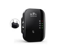 LINFE Amplificateur de signal Wi-Fi, prolongateur de portée réseau, cryptage WPS en une seule touche, adapté aux exigences des réseaux multimodes,