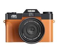 LINFE Appareil photo numérique haute définition Micro SLR 4K Orange