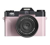 LINFE Appareil photo numérique haute définition Micro SLR 4K Selfie 32GB - Rose