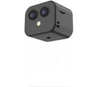 LINFE Caméra 4K haute définition, caméra d'action sans fil intelligente, babyphone, double objectif, contrôle via application, noir noir G