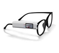 LINFE Caméra d'action haute définition, caméra pour lunettes, compatible Wi-Fi, visualisation en temps réel via l'application, enregistrement audio et vidéo, blanc blanc G