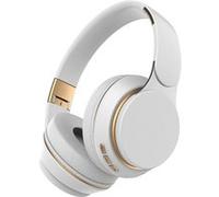 LINFE Casque audio sans fil Bluetooth avec réducteur de bruit Blanc G
