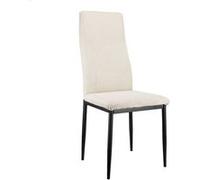 LINFE Chaises de salle à manger, ensemble de 2, ieds en métal, tissu velours, doux et confortable,40 x 39 x 94 cm beige Beige G