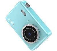LINFE HD Caméscope numérique 48 mégapixels, double caméra avant et arrière avec carte mémoire 32G + lecteur de carte USB - Bleu