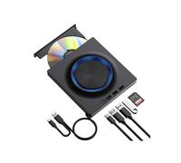 LINFE Lecteur Blu-ray externe, lecteur DVD, enregistreur DVD UHD portable, pour Win 7/8/10/11/PC