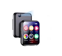 LINFE Lecteur MP3/MP4, Bluetooth 5.4 avec caméra HD 720P, écran LCD prenant en charge la prise de photos et de vidéos Noir-Pas de carte mémoire