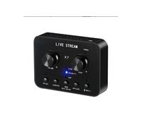 LINFE Mélangeur audio X7 diffusion sur le Web convertisseur vocal de diffusion carte son audio multifonction