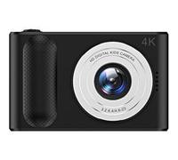 LINFE Mini appareil photo numérique CCD Haute résolution 4K 4400W pixels Zoom 4x, 64G Appareil photo numérique - Noir G