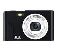 LINFE Mini-appareil photo numérique HD avec retardateur pour enfants-Noir Noir