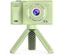 LINFE Mini appareil photo numérique pour enfants avec double caméra, 9600W pixels, vidéo 1080P, 4.0X Zoom Beauty-Filtre Appareil photo numérique -