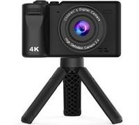 LINFE Mini appareil photo numérique pour enfants avec double caméra, 9600W pixels, vidéo 1080P, 4.0X Zoom Beauty-Filtre Appareil photo numérique - Noir G
