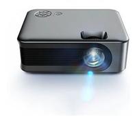 LINFE Projecteur Portable 1080P HD Wireless Mini Compact Noir G