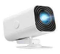 LINFE Projecteur portable avec support, relevable, HD, prise en charge WLAN, alimentation USB, 3D Surround, blanc G