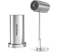 LINFE Projecteur portable haute définition, home cinéma sans fil compact avec mise au point automatique, connectivité 2,4G/5GHz, rotation à 90 degrés et réglage en hauteur G