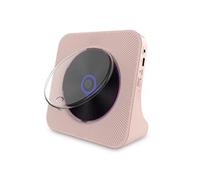 LINFE Rechargeable Lecteur CD rétro - Rose