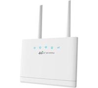 LINFE Routeur sans fil, WiFi mobile, compatible avec les cartes SIM, vitesse sans fil de 300 Mbps, blanc