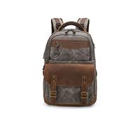 LINFE Sac à dos pour appareil photo, sac à dos de voyage en plein air de grande capacité - Gris