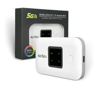 LINFE Wi-Fi portable, routeur portable, 4G, 150 Mbps, 3000 mAh, interface Type-C, blanc