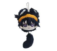 Linfemy Anime Narancia Ghirga Peluche Merch Anime Oreiller Joseph 10 cm Porte-clés Clé de Noël Pendentif en Coton PP Peluche Sac à Dos Pendentif Cadeau Étudiant
