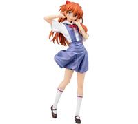 Linfemy Asuka Langley Soryu Figurine d'anime fille en PVC - Figurine d'action - 21 cm - Cadeau - Décoration de bureau - Noël - Objets de collection