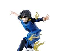 Linfemy Bachira Meguru Figurine d'anime en PVC - 12 cm - Balle uniforme - Figurine dynamique pour voiture, bureau, décoration de Noël - Cadeau de collection - Fans