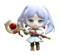 Linfemy Frieren Fern Figure Anime Tiny Figures assis PVC Modèle Heiter 7-8,5 cm Statue Ornement de bureau Décoration de gâteau de Noël Collection Cadeaux Collection