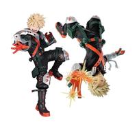 Linfemy MHA Bakugou Katsuki Figure Anime Midoriya Izuku Figurines de Noël Modèle 16/21 cm Statue Jeux Merch Bureau Décoration de gâteau Cadeaux pour les fans