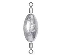 LINFFSTR 10 pièces Type d'olive Plombs de pêche avec émerillons Marque de Poids Poids de pêche en mer pour Bar Truite marigane Silure Ligne de pêche Non torsadée, 3g-100g (Size : 100g)