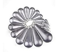 LINFFSTR Plomb de pêche Lourd 150g 200g 250g 300g 400g 500g Forme de Goutte de Pluie Poids de pêche en mer Poids de Ligne de pêche en Eau Douce en Eau salée pour Bar Truite marigane Silure