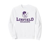 Linfield University Wildcats Mack Mascot Stacked Sweatshirt