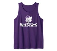 Linfield University Wildcats Stacked Mascot Logo Débardeur