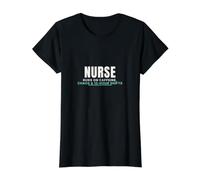 L'infirmière Court sur Le Chaos de caféine et Les Quarts de Travail de 12 Heures drôles T-Shirt Graphique avec Valeur, Femme, Noir, S