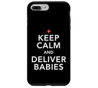 L'infirmière Garde Son Calme et accouche de bébés OB/GYN Coque pour iPhone 7 Plus/8 Plus