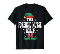 L'infirmière légiste Elf Funny Christmas Matching Family T-Shirt