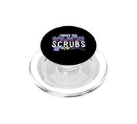 L'infirmière oublie Les Pantoufles en Verre, Cette Princesse Porte des gommages PopSockets PopGrip pour MagSafe