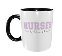 L'Infirmière Prend Les Décisions Mug À Café Drôle Tasses À Thé Pratiques Mug Pour Cuisine Bureau Maison 330Ml