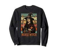 L'infirmière sorcière, Design médical Fantastique et rétro Sweatshirt