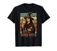 L'infirmière sorcière, Design médical Fantastique et rétro T-Shirt