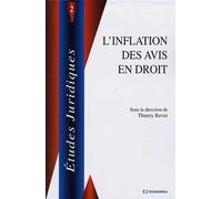L'inflation des avis en droit - REVET/THIERRY - Economica - broché - Livre