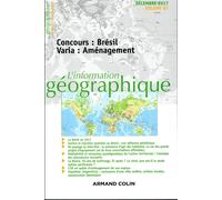 L'information Géographique - 4/2017 - Concours