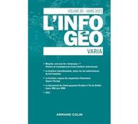 L'information géographique - n°1/2021 Varia Collectif (Auteur)
